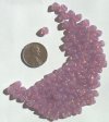 100 6mm Bicone Pink Opal